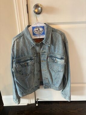 Levi's Light Blue Denim Jacket with Leather Label